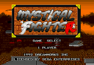 Заставка игры Mystical Fighter